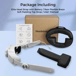 Alpha Digital Meta Quest 3 & 3S Head Strap with 6000mAh Battery at