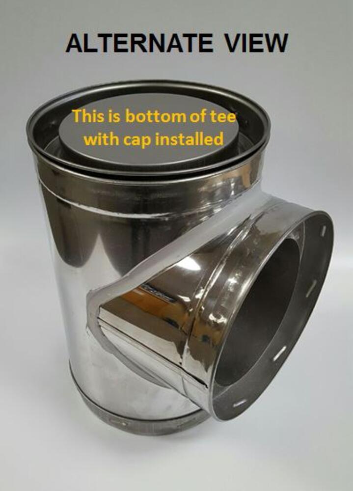 6" Roof Support For Stainless Steel Chimney Pipe - 304 All Fuel Class-A Installation Kit