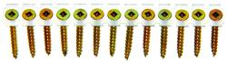 Grabber Construction Products #8 X 1-3/4 In. Flat Head Collated Zinc Yellow Sub Floor Screw