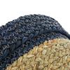 Two-Tone Seagrass Decorative Storage Basket