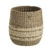 Natural Seagrass Decorative Storage Basket