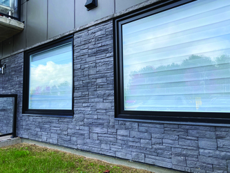 Vena Castlerock Graphite Manufactured Stone Veneer Siding (5 sq