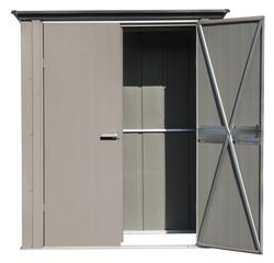 Arrow® Spacemaker® 5 x 3 Steel Patio Outdoor Storage Shed at Menards®