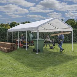 ShelterLogic® Super Max™ 12 x 26 AP White Canopy 10-Leg at Menards®