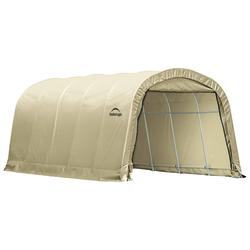 ShelterLogic® RoundTop® 12 x 20 x 9 Sandstone Fabric Instant Carport Shelter