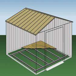 Arrow® Floor Frame Kit for Elite 6 x 4, 8 x 4, and 10 x 4 Sheds at Menards®