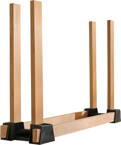Menards Log Rack ShelterLogic LumberRack Black Firewood Rack Bracket Kit at Menards®