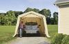 ShelterLogic® Peak AutoShelter® 10' x 20' x 8' Sandstone Fabric Carport Shelter