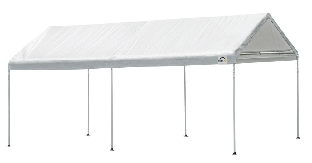 ShelterLogic® Gazebo 10' x 20' 6-Leg White Fabric Canopy