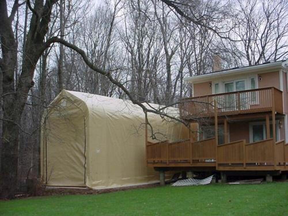 ShelterLogic ShelterTech Peak Carport Shelter - Thumbnail 4