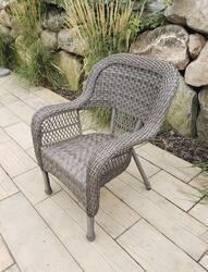 Backyard Creations Huxley Gray Deep Seating Wicker Patio Chair