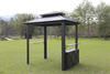 Adams 8' x 5' Steel Roof Grill Gazebo