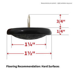 Menards discount chair glides