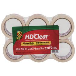 Dura-Bind Clear Packing Tape Refills, Heavy Duty Premium Packaging Tap –