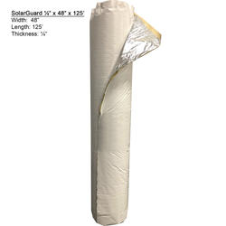 SilverCote SolarGuard Post Frame Faced Fiberglass Insulation Roll 1/4 ...