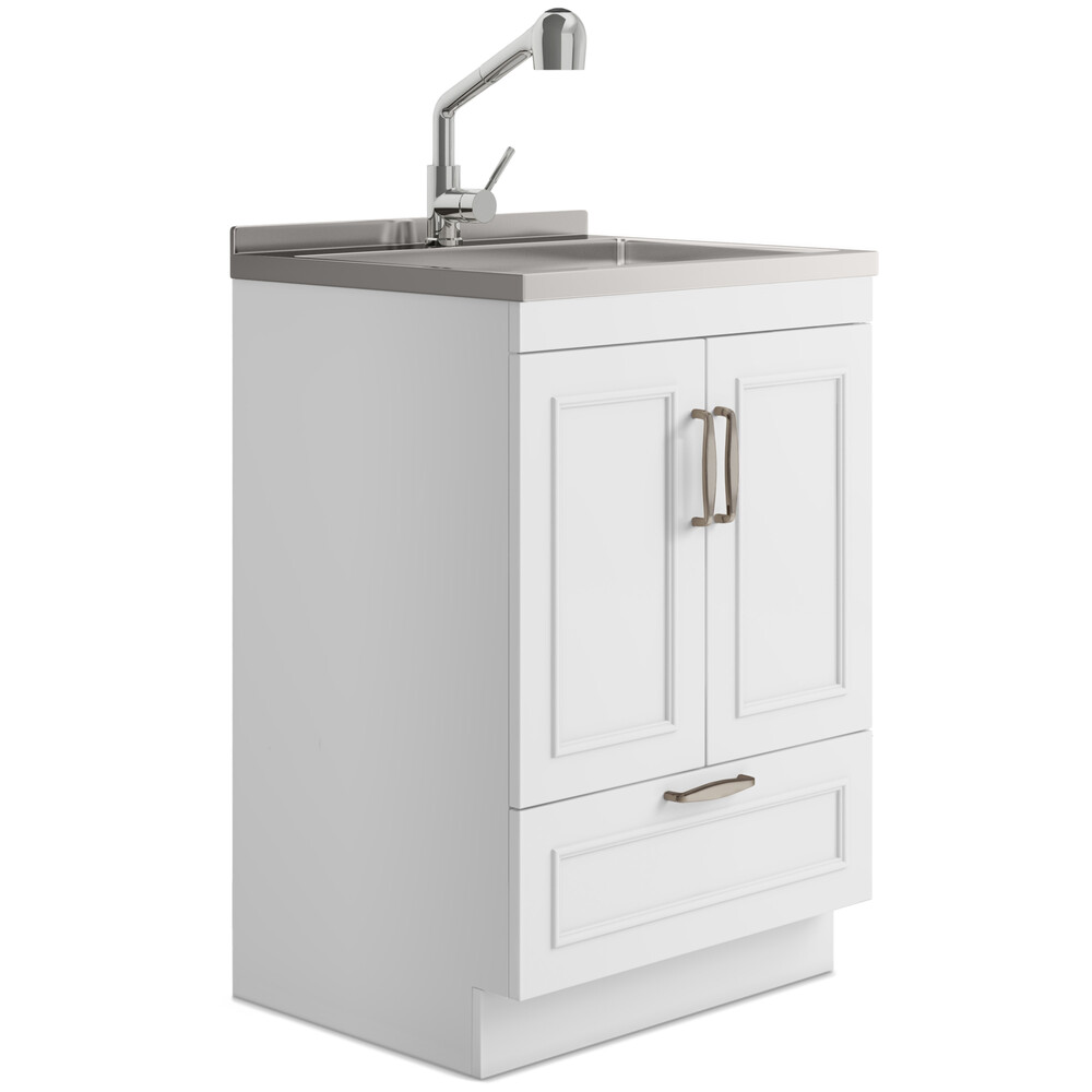 Simpli Home Cardinal Utility Sink and Cabinet - Thumbnail 4