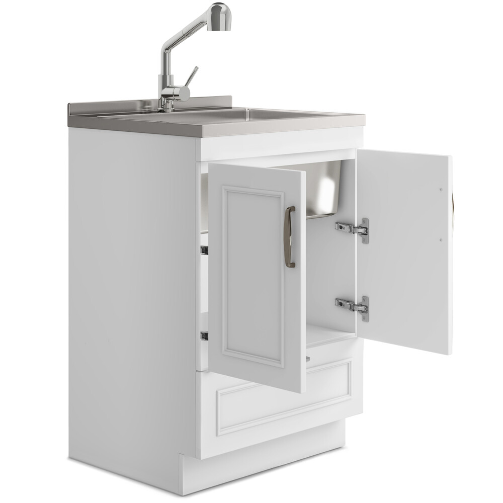 Simpli Home Cardinal Utility Sink and Cabinet - Thumbnail 5