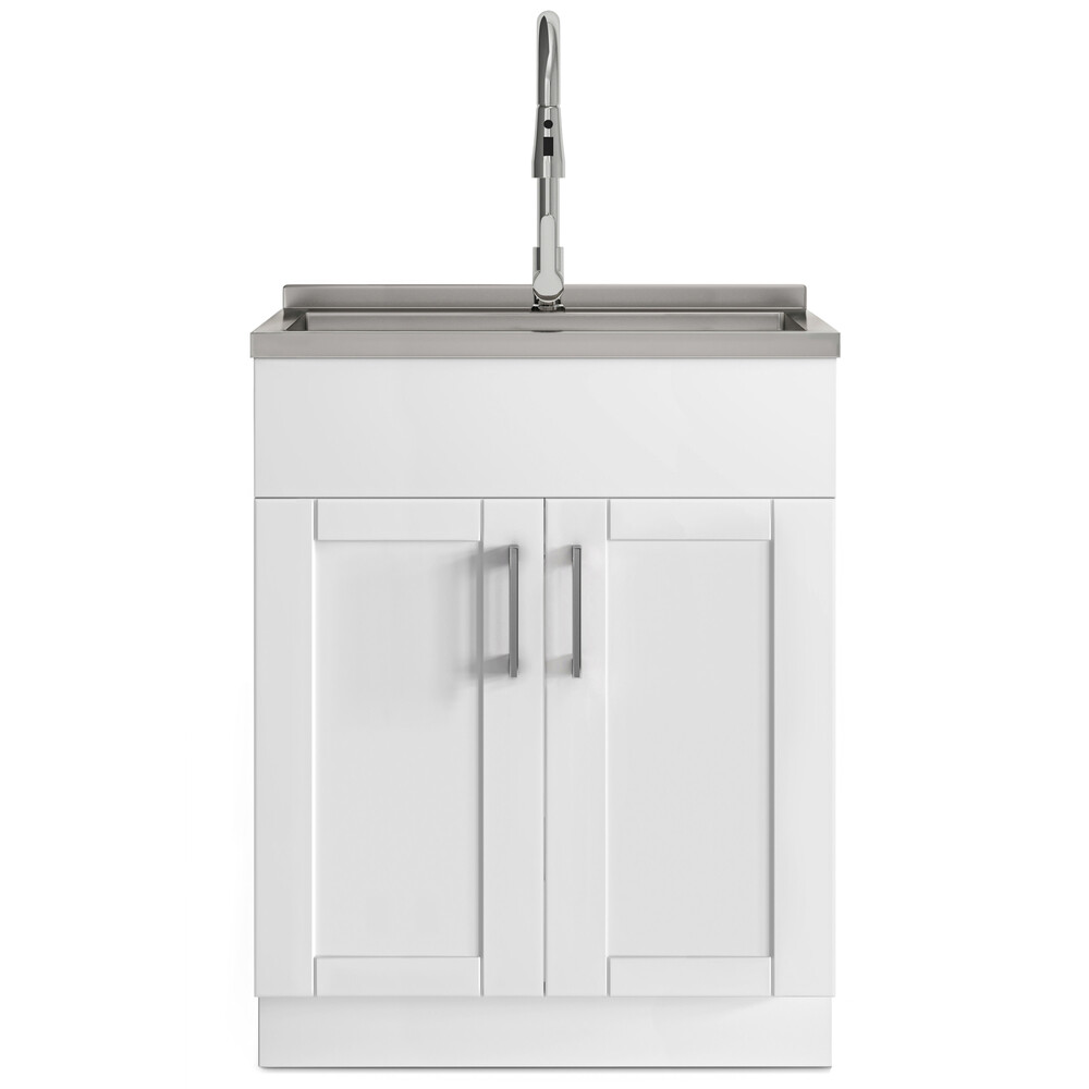 Simpli Home Shaker Laundry Cabinet - Thumbnail 5