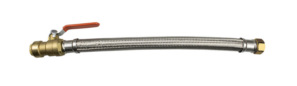 Sioux Chief® 3/4" FIP X 3/4" x 18" Push-Fit Stainless Steel Water Heater Supply Line
