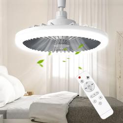 LED Socket Fan Light - Gray