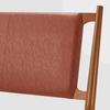 Queen Platform Bed Frame with Headboard - Wood/Orange