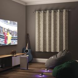 Tenda Oscurante Sun Zero Nepal Con Stampa Medaglione - Pannello 40x63, Stone - Blocca Luce