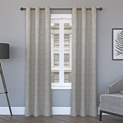 Sun Zero® Julianne 40"W x 63"L Grey Blackout Grommet Curtain Panel