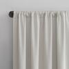 Sun Zero® Jordan 40"W x 84"L Ecru Blackout Rod Pocket Curtain Panel