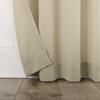 No. 918 Bellevue 74"W x 84"L Taupe Light Filtering Tab Top Curtain Panel Pair