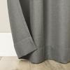 No. 918 Pembrooke 104"W x 84"L Grey Rod Pocket Curtain Panel 4 Pack Pair