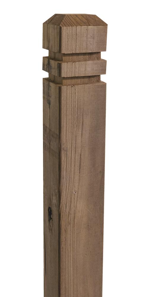 4 in. x 4 in. x 4-1/2 ft. Cedar Eased Edge Deck Post 4 in. x 4 in. x 4-1/2 ft. Cedar Eased Edge Deck Post