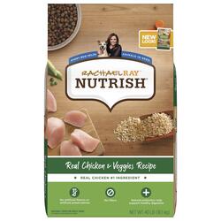 Rachael Ray Nutrish Chicken Veggies Dry Dog Food 40 lb. at