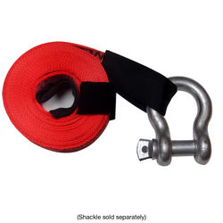 Snap-Loc 4 x 30 in. Red Tow Strap SLTT430K20R