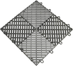 MotorDeck™ Vented Graphite 12 x 12 Garage Floor Tile (24 sq.ft/pkg