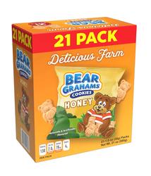 Delicious Farm Honey Bear Grahams Cookies - 21 Pack at Menards®