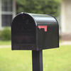 Architectural Mailboxes® Stanley Black Post-Mount Mailbox
