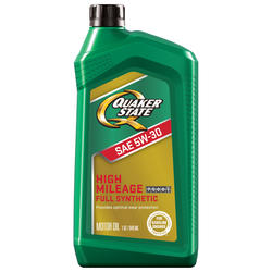 Quaker State® High Mileage Full Synthetic 5W-30 Motor Oil - 1