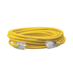 Southwire ® 25' 12/3 Polar/Solar Yellow Outdoor Heavy-Duty Cold Weather Extension Cord