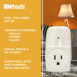 Woods Power Switch, with Remote Control