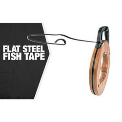 Southwire 125 Flat Steel Fish Tape