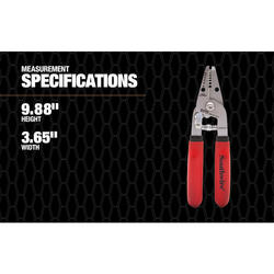 Southwire 4-12 AWG Wire Strippers, 4-10 Awg Solid, 16-26 Awg Stranded in  the Wire Strippers, Crimpers & Cutters department at