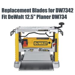 POWERTEC 12 Inch HSS Planer Blades For Central Machinery Planer 95082 | 12" Replacement Planer Knives For Harbor Freight Planer – Set Of 2 | 2 Knives