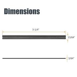 Lala Smill High-speed Steel Planer Blades, 3-1/4 Inch 82mm Re-sharpenable Blades Replacement For Makita 1900B, KP0810, Dewalt DCP580, DW6655,Bosch