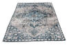 Sparkk Home Washable Blue Fracture 5' x 7' Area Rug