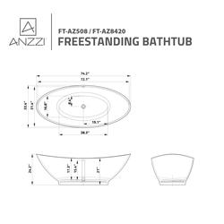 ANZZI® Ala 74-3/8