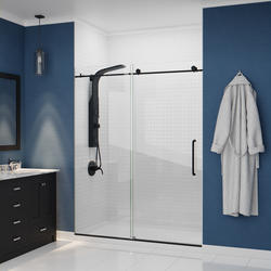 AZARE PRODUCTS Bath Essence N✖4個 ANZZI® Aura 2-Jet Matte Black Shower Panel with Heavy Rain Shower