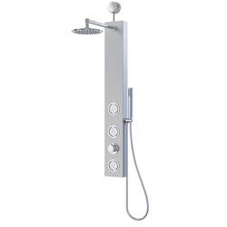 ANZZI® Beverly 3-Jet Brushed Nickel Shower Panel with Handheld