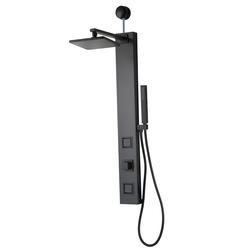ANZZI® Dion 2-Jet Matte Black Shower Panel with Handheld