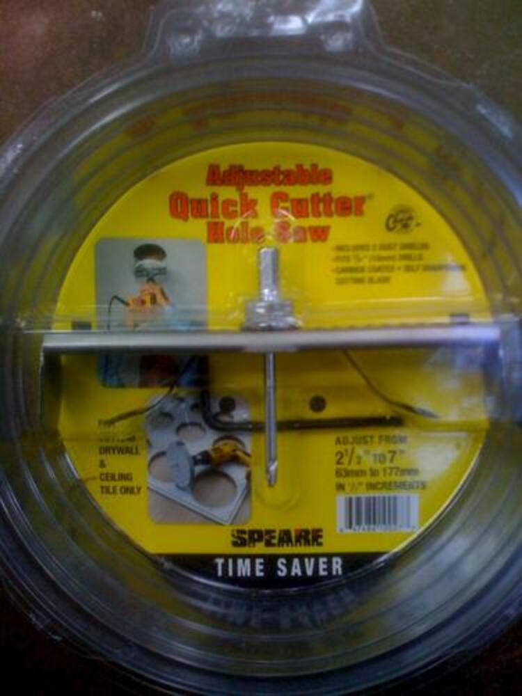 Quick Cutter Adjustable Hole Saw