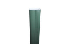 Spectra Metals 3" X 4" X 10' Forest Green Aluminum Gutter Downspout At ...